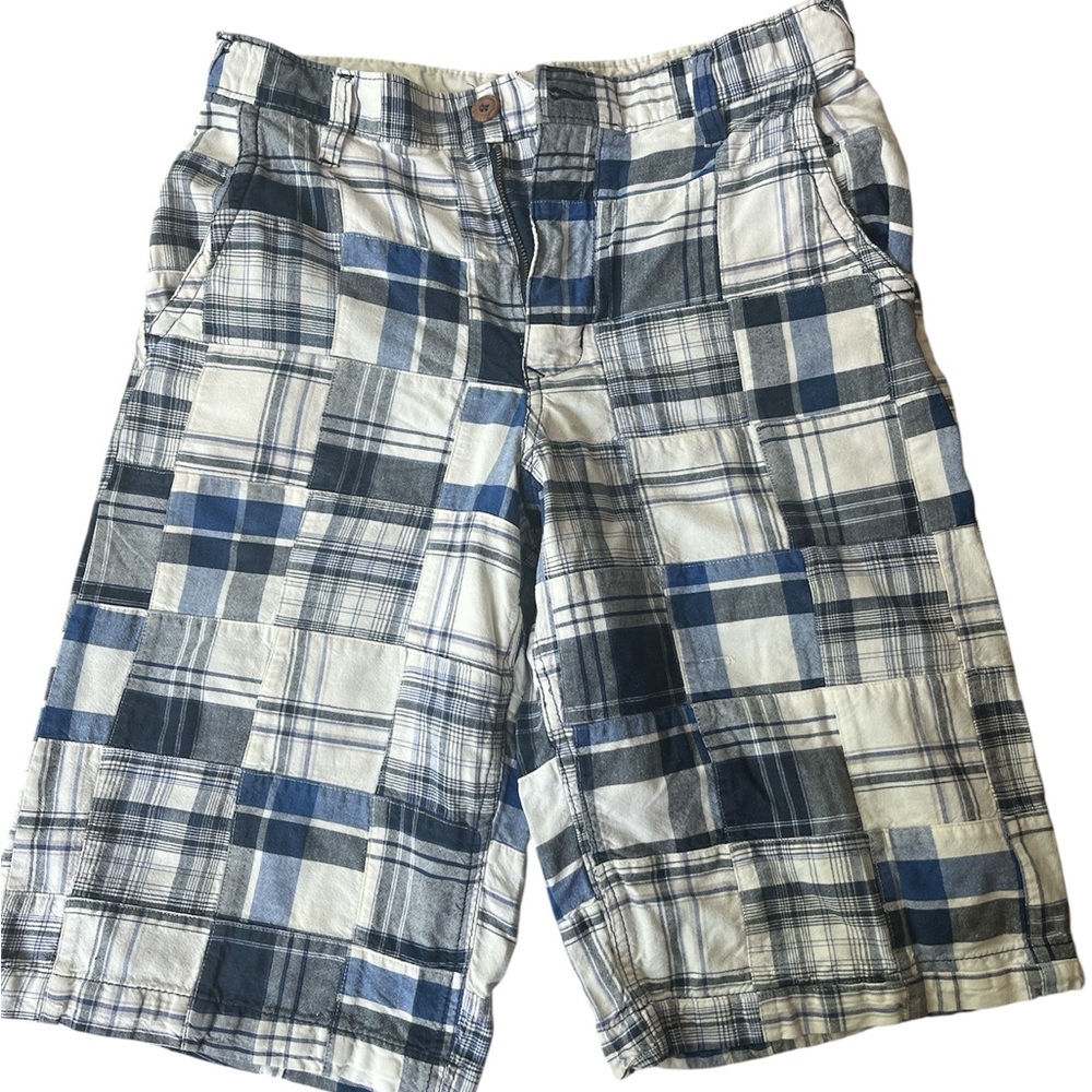 Old Navy Kids Blue Plaid Shorts
